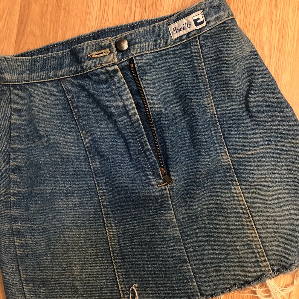 Vintage lady’s jeans skirt